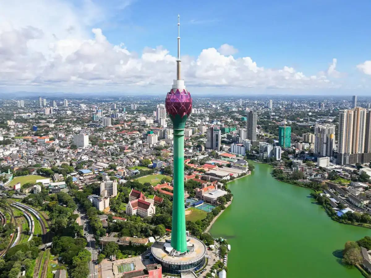 Colombo city skyline, Sri Lanka