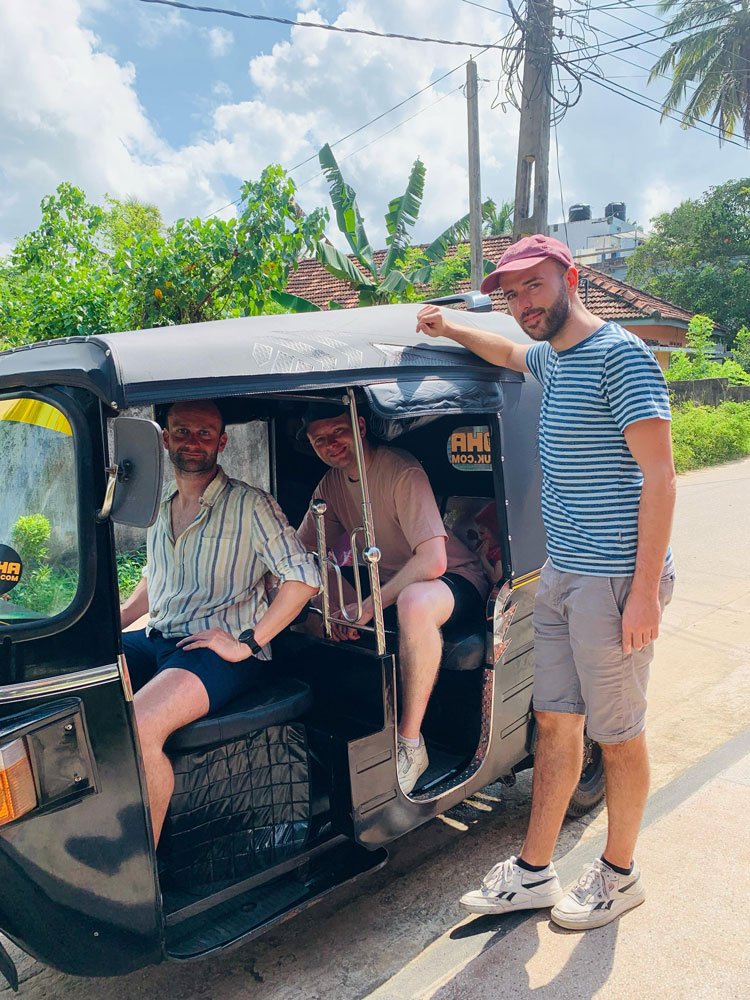 Driving Laws for Tuktuks in Sri Lanka: What You Need to Know 2 Tourist driving a tuktuk in Sri Lanka - Driving laws for tuktuks