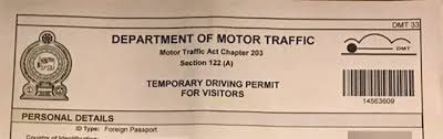 How to Get a Tourist Driving License in Sri Lanka (2025) - Complete Guide for Foreign Visitors 1 Temporary driving permit for visitors - Tourist driving license in Sri Lanka