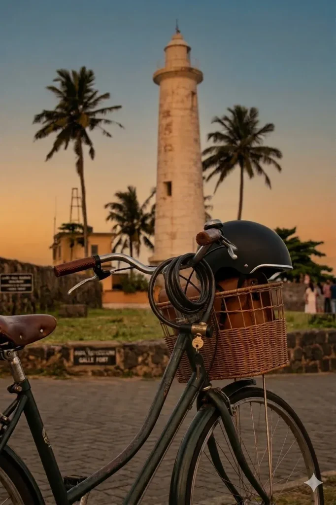 Galle Fort bicycle rental fleet bikes available to hire