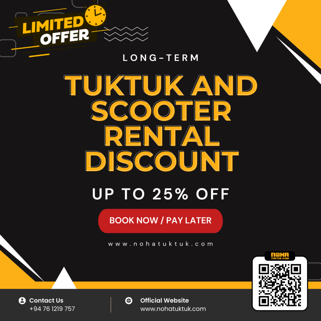 TUKTUK and Scooter Rental Discount