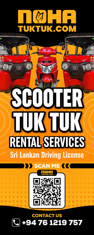 The Best TukTuk and Scooter Rental Sri Lanka