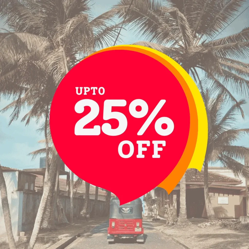 Tuk Tuk Rental Discount Codes and Offers in Sri Lanka